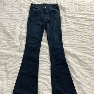 Carmar Denim Dark Wash Fitted-Flare Jeans